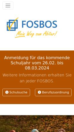 Vorschau der mobilen Webseite bfbn.de, Berufliche Oberschule Bayern