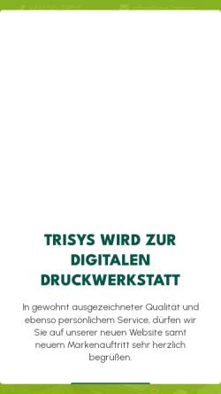 Vorschau der mobilen Webseite www.trisys.eu, TriSys - DI Hans A. Gruber KEG