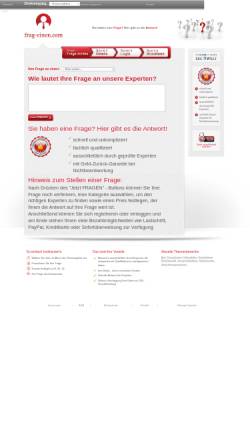 Vorschau der mobilen Webseite frag-einen.com, Frag-einen.com