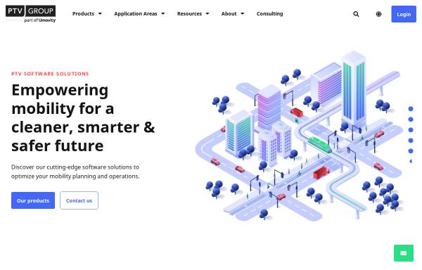 Vorschau von www.ptvgroup.com, PTV Planung Transport Verkehr AG