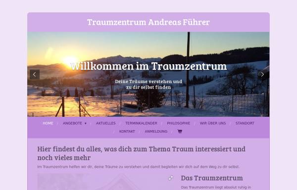 Vorschau von www.traumfuehrer.ch, Traumzentrum Andreas Führer