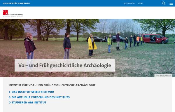 Vorschau von www.fbkultur.uni-hamburg.de, Archäologisches Institut Universität Hamburg