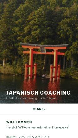 Vorschau der mobilen Webseite japanisch-coaching.de, Japanisch-Coaching