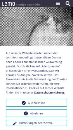 Vorschau der mobilen Webseite www.dhm.de, Biographie: Karl Jaspers, 1883-1969
