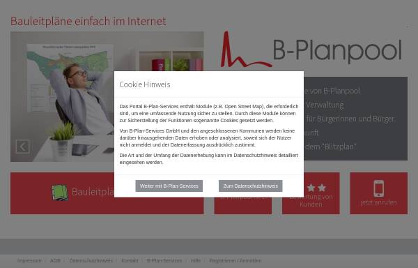 Vorschau von www.b-plan-services.de, B-Planpool