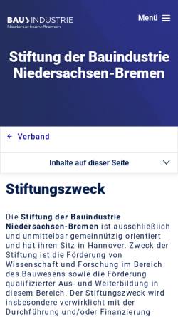 Stiftung der Bauindustrie Niedersachsen-Bremen