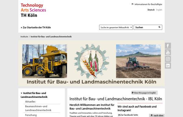 Fachbereich Landmaschinentechnik und Regenerative Energien der TH Köln