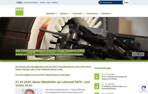 Lehrstuhl für Fertigungsautomatisierung und Produktionssystematik, Friedrich-Alexander-Universität Erlangen-Nürnberg
