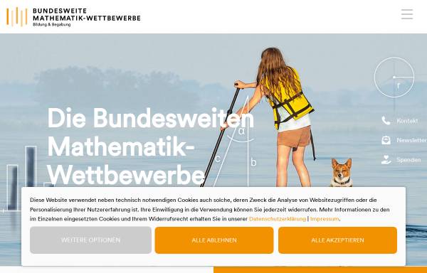 Vorschau von www.mathe-wettbewerbe.de, Bundesweite Wettbewerbe Mathematik