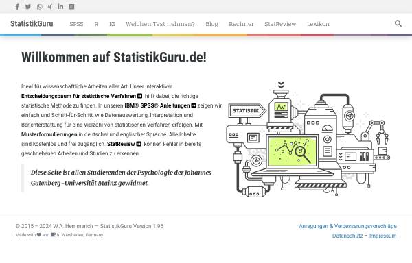Vorschau von statistikguru.de, StatistikGuru.de
