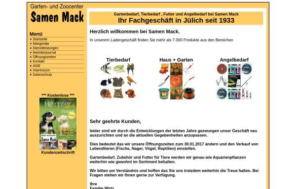 Vorschau von www.samen-mack.de, Samen Mack