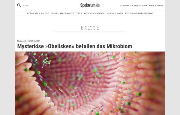 Vorschau von www.spektrum.de, Biologie - Spektrum.de