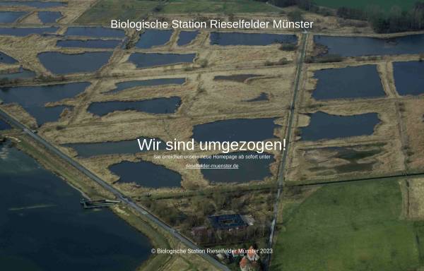 Vorschau von www.biostation-muenster.org, Biologische Station „Rieselfelder Münster“ e.V.