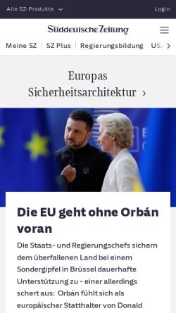 Vorschau der mobilen Webseite www.sueddeutsche.de, Wie werde ich..? Ökotrophologe