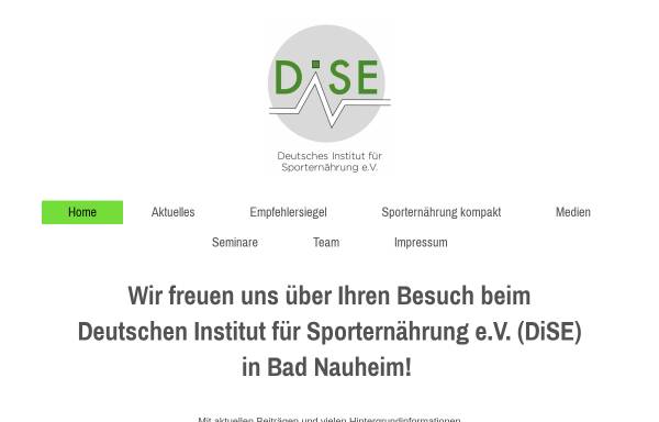 Vorschau von www.isonline.de, Institut für Sporternährung e.V.