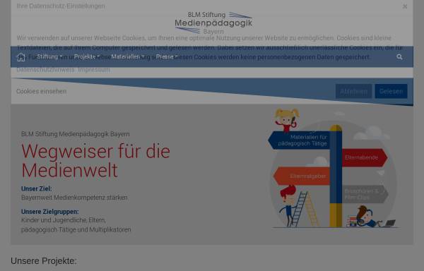 Vorschau von www.stiftung-medienpaedagogik-bayern.de, Stiftung Medienpädagogik Bayern