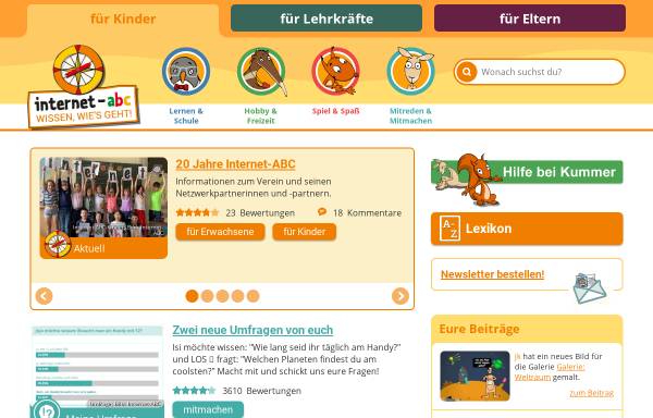 Vorschau von www.internet-abc.de, Internet-ABC.de