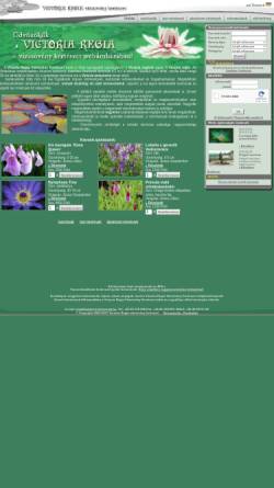Vorschau der mobilen Webseite www.victoriaregia.hu, Victoria Regia Wasserpflanzen Gärtnerei