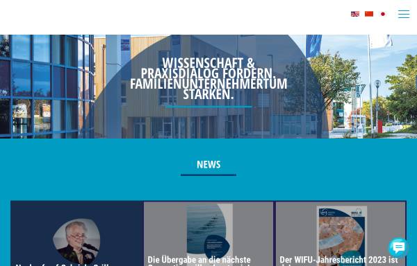 Vorschau von www.wifu.de, Wittener Institut für Familienunternehmen