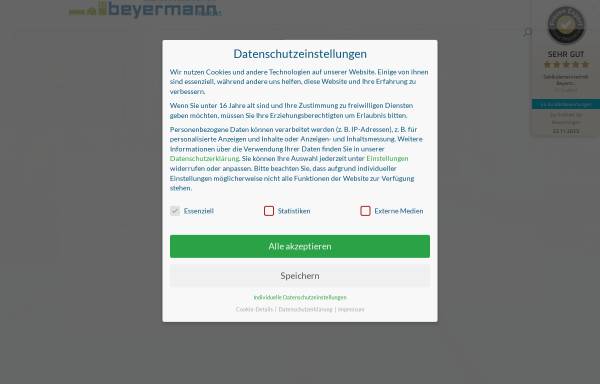Vorschau von www.gebaeudemesstechnik-beyermann.de, Gebäudemesstechnik Beyermann