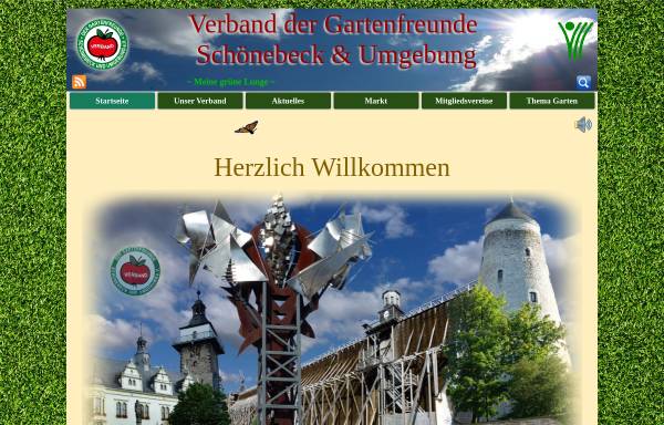 Vorschau von www.gartenfreunde-sbk.de, Verband der Gartenfreunde Schönebeck & Umgebung
