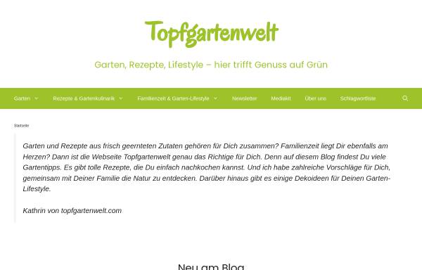 Vorschau von www.topfgartenwelt.com, Topfgartenwelt