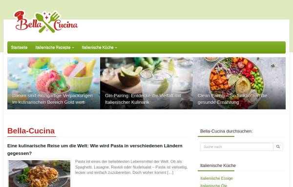 Vorschau von www.bella-cucina.de, Bella-Cucina.de