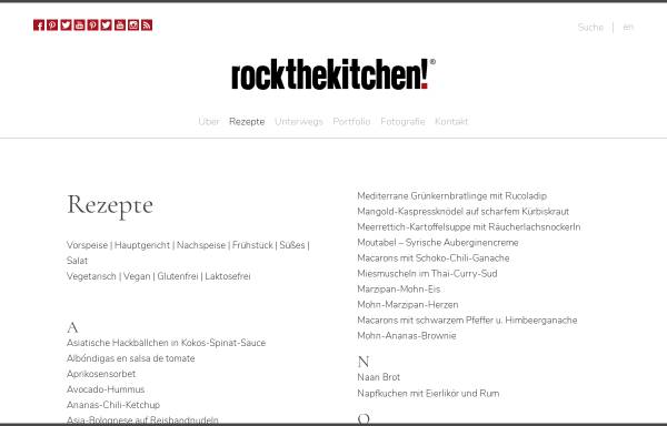 Vorschau von www.rock-the-kitchen.de, Rockthekitchen!
