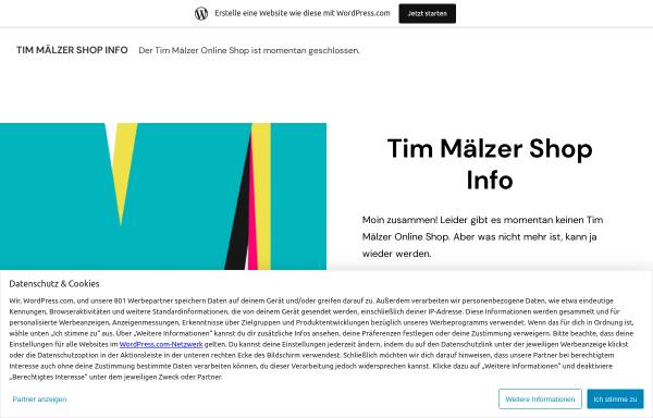 Vorschau von www.tim-maelzer.info, Tim Mälzer