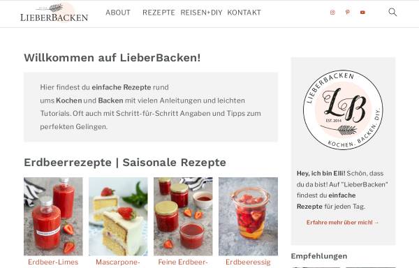 Vorschau von www.lieberbacken.com, LieberBacken