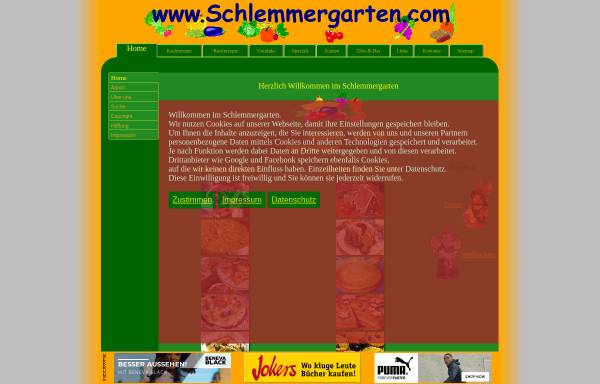 Vorschau von www.schlemmergarten.com, Schlemmergarten