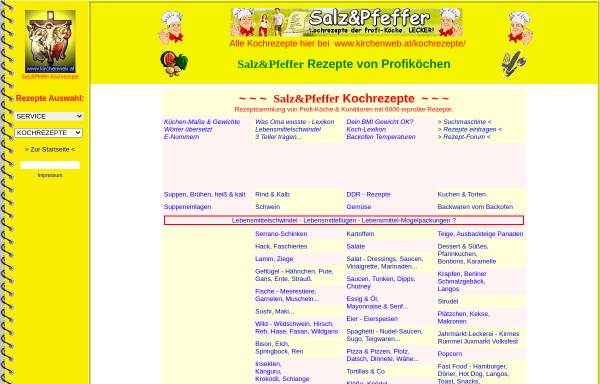 Vorschau von www.kirchenweb.at, Salz & Pfeffer
