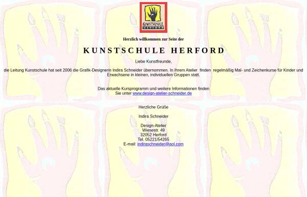 Vorschau von home.teleos-web.de, Kunstschule Herford e.V.