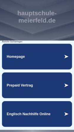 Vorschau der mobilen Webseite www.hauptschule-meierfeld.de, Städtische Hauptschule Meierfeld [HSM]
