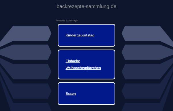 Vorschau von backrezepte-sammlung.de, Backrezepte-Sammlung