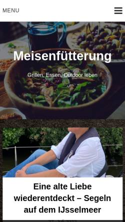 Vorschau der mobilen Webseite www.meisenfuetterung.de, Meisenfuetterung BBQ