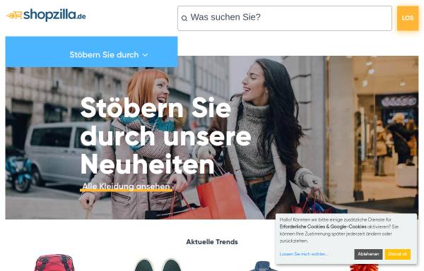 Vorschau von www.shopzilla.de, Shopzilla