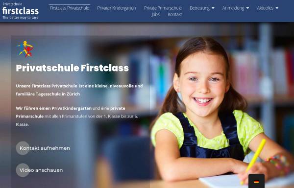 Vorschau von privatschule-firstclass.ch, Privatschule Firstclass GmbH