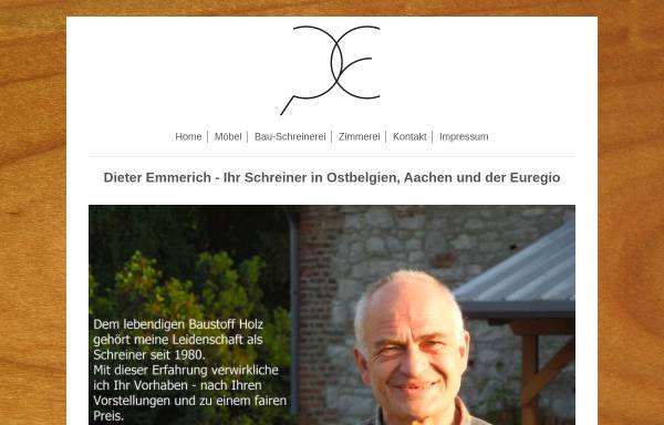 Vorschau von www.schreinerei-emmerich.eu, Schreinerei Dieter Emmerich