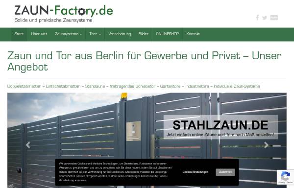 Vorschau von zaun-factory.de, ZAUN-Factory, Lucyna Galus