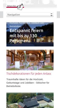 Vorschau der mobilen Webseite www.dallmanns-deele.de, Dallmanns Deele