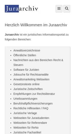 Vorschau der mobilen Webseite www.anwaltkuhn-online.de, Anwaltskanzlei Dr.Kuhn & Kuhn