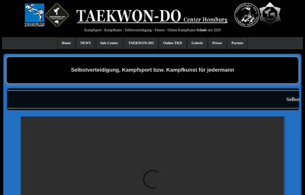 Vorschau von www.taekwondo-homburg.eu, TAEKWON-DO Center Homburg Saar