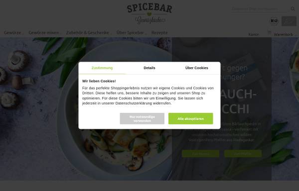 Vorschau von www.spicebar.de, Spicebar GmbH