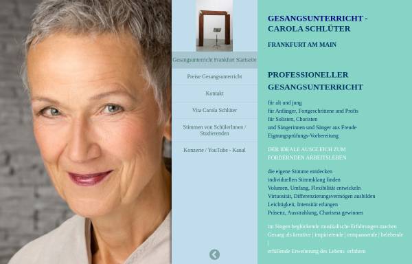 Vorschau von www.gesangsunterricht-mehr-klang-frankfurt.de, Gesangsunterricht Carola Schlüter