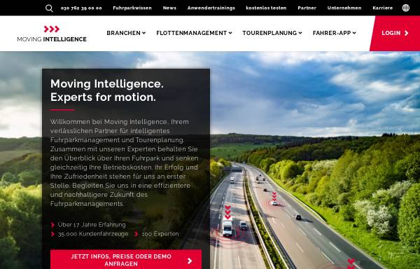 Vorschau von movingintelligence.de, Moving Intelligence GmbH