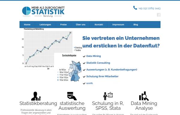 Vorschau von www.mehr-als-durchschnitt.de, Mehr als Durchschnitt Statistikberatung
