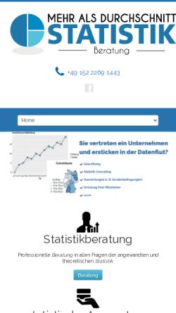 Vorschau der mobilen Webseite www.mehr-als-durchschnitt.de, Mehr als Durchschnitt Statistikberatung