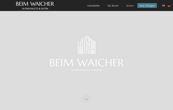 Vorschau von www.beimwaicher.de, Chalets & Apartments beim Waicher
