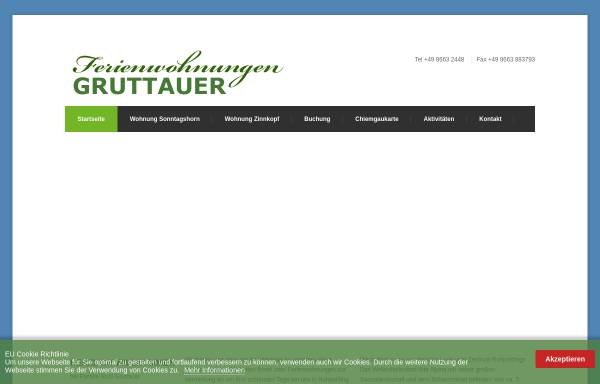 Vorschau von www.urlaub-ruhpolding.de, Ferienwohnungen Familie Rudolf Gruttauer